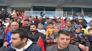 Depremzedeler Trabzonspor ile moral buldu