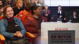 Edirnede, depremler sebebiyle ertelenen TOKİ kuraları çekildi