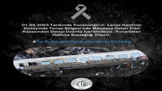 Edremit Ticaret Odasından tren kazası için Türkçe ve Yunanca taziye mesajı