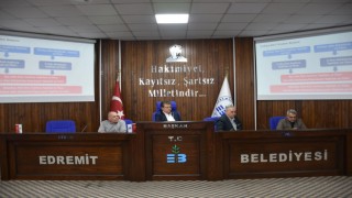Edremitte afet yönetim toplantısı yapıldı