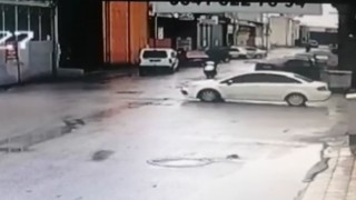 Ehliyetsiz ve kasksız sürücü ölümden döndü