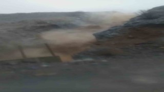 Elazığda aşırı yağış sonrası şelale coştu