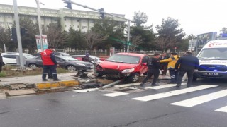 Elazığda trafik kazası: 1 yaralı