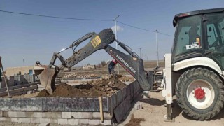 Ereğli Belediyesi depremde hasar gören evin yenisini yapıyor