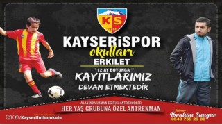 Erkilet Kayserispor Futbol Okulları depremzedelere ücretsiz