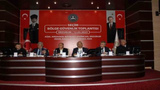 Erzurumda Seçim Bölge Güvenlik Toplantısı düzenlendi