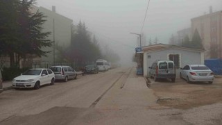Eskişehirin yüksek kesimlerinde sis etkili oldu