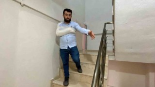 Ev sahibi ve kiracı arasında “merdivenden ittin” polemiği