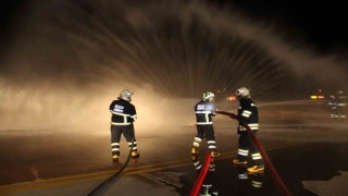 Gazipaşa-Alanya Havalimanında acil durum tatbikatı