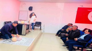 Gazipaşalı muhtarlara ilkyardım anlatıldı