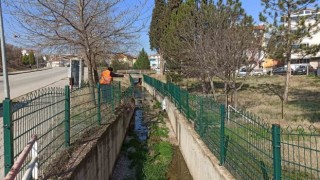 Gedizde Larva ile mücadele devam ediyor