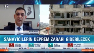 GSO Başkanı Ünverdi, deprem sonrası bölge sanayisinin durumunu canlı yayında anlattı