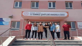 Hisarcıkta lise öğrencilerinden deprem bölgesine yardım