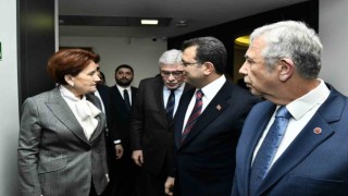 İBB Başkanı İmamoğlu ve ABB Başkanı Yavaş, İYİ Parti Genel Başkanı Akşeneri ziyaret etti