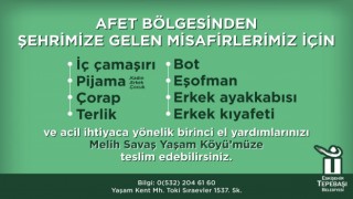 İhtiyaç malzemeleri toplanmaya devam ediyor