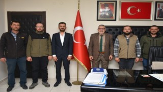 İnönü Ziraat Odası Başkanı Küçükçiftçi, Başkan Bozkurt ile bir araya geldi