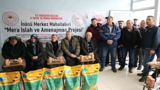 İnönüde 582 dekar mera alanı ıslah ediliyor