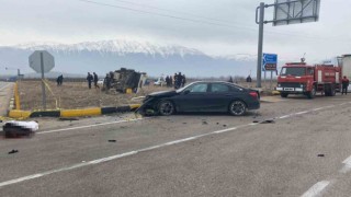 Ispartada trafik kazası: 1 ölü, 2 yaralı