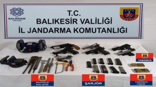 Jandarmadan kaçak silah imalatına operasyon