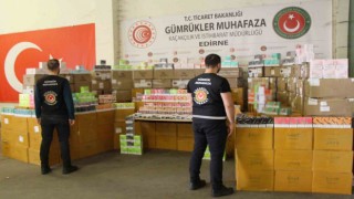 Kapıkule Gümrük Kapısında 48 milyon lira değerinde kaçak elektronik sigara ele geçirildi