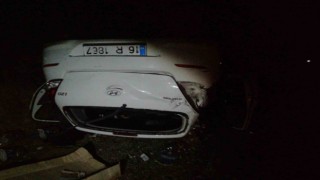 Karabükte otomobil takla attı: 4 yaralı