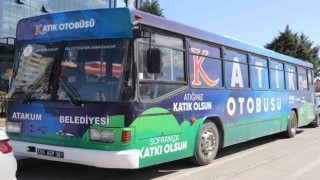 ‘Katık Otobüsü ile atıklar tekrar ekonomiye kazandırılıyor