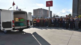 Kazada hayatını kaybeden sağlık personeli Kaymaz için tören düzenlendi