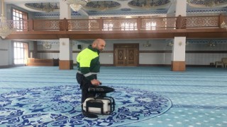 Keçiörende camilerde Ramazan temizliği