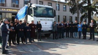 Kırklareliden deprem bölgelerine soba desteği