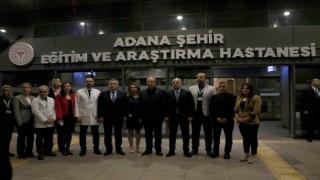 KKTC Cumhurbaşkanı Ersin Tatar, Adana Şehir Hastanesinde hastaları ziyaret etti