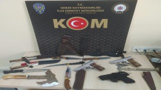 Kocaelide silah ticareti operasyonu: 5 gözaltı