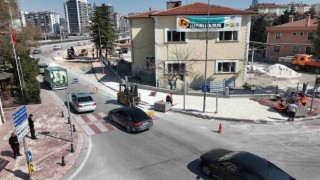Konya Büyükşehirden Demiryolu Caddesinde trafiği rahatlatacak düzenlemeler