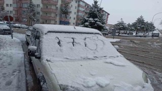 Konyada Mart ayında kar etkili oldu