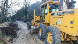 Köşk Belediyesi, yol düzenleme çalışmalarına devam ediyor