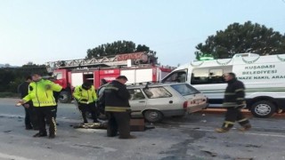 Aydın Kuşadası'nda trafik kazası: 1 ölü