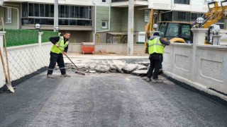 Kütahyanın Dumlupınar Mahallesine sıcak asfalt