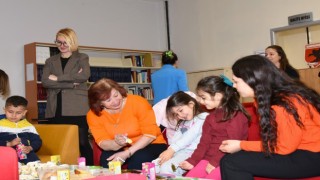 Kütüphane Haftası depremzede çocuklarla kutlandı