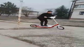 Lise öğrencileri elektrikli scooter yaptı