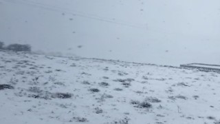 Mazıdağı beyaz örtüye büründü