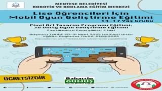 Menteşede lise öğrencilerine yönelik mobil oyun geliştirme eğitimi başlıyor