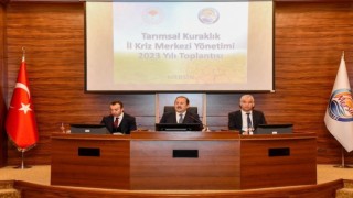Mersinde Tarımsal Kuraklık İl Kriz Merkezi Yönetimi Toplantısı yapıldı