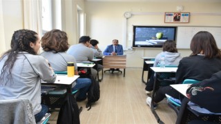 Milli Eğitim Müdürü Gün, Erzincan Fen Lisesi öğrencileriyle bir araya geldi