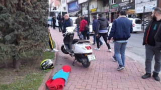 Motosikletin çarptığı çocuk yaralandı