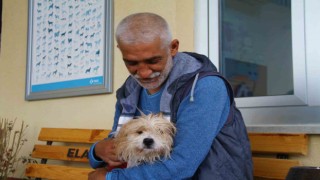 Muğlada çalınan köpek, çipi sayesinde Elazığda bulunarak sahibine teslim edildi