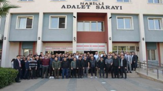 Nazilli Adliyesinden deprem bölgesine 15 zabıt katibi gönderildi