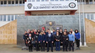Nazillide kadın polislerin günü kutlandı