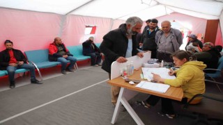 Nurdağında 25 yataklı sahra hastanesi kuruldu