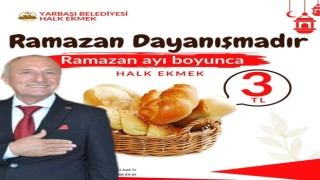 O belde de Ramazan ayı boyunca halk ekmek 3 TL