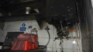 Orduda alışveriş merkezinde termosifon yangın çıkardı