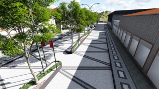 Ortaklar Atatürk Caddesinin çehresi değişiyor